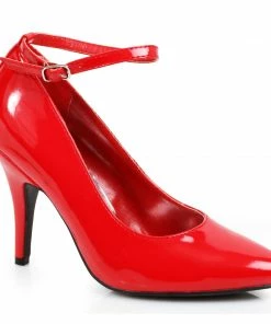 Ellie Shoes B Width Pump With Ankle Strap