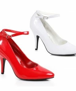 Ellie Shoes B Width Pump With Ankle Strap