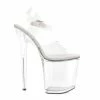 Ellie Shoes 8 HEEL CLEAR SANDAL 1 Ellie Shoes 8 HEEL CLEAR SANDAL
