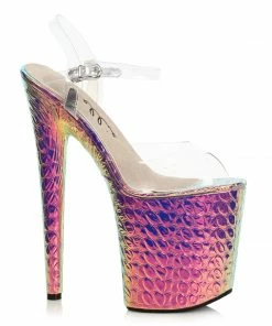 Ellie Shoes 8 Heel Hologram Sandal