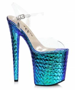 Ellie Shoes 8 Heel Hologram Sandal 7 Ellie Shoes 8 Heel Hologram Sandal
