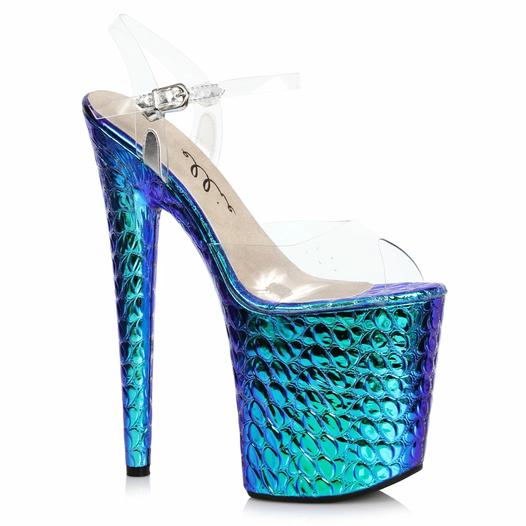 Ellie Shoes 8 Heel Hologram Sandal 5 Ellie Shoes 8 Heel Hologram Sandal