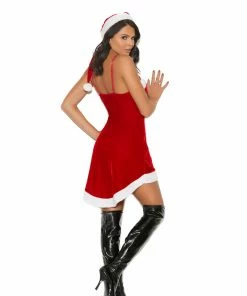 Elegant Moments CHRISTMAS Santa Sweetie Dress And Hat