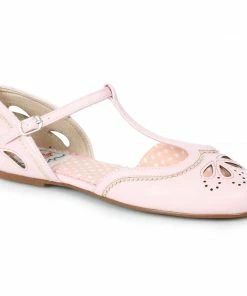 Ellie Shoes Flat With T-Strap And Cut Out Detail 9 Ellie Shoes Flat With T-Strap And Cut Out Detail