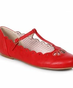 Ellie Shoes Flat T-Strap Shoe