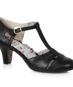 Ellie Shoes Spectator Heel With T-Strap