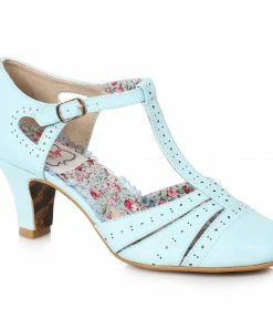 Ellie Shoes Spectator Heel With T-Strap