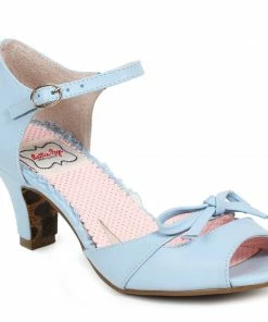 Ellie Shoes Peep Toe Sandal With Bow Detail