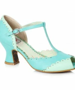 Ellie Shoes T Strap Heel With Peeptoe