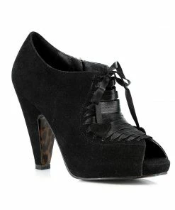 Ellie Shoes Black Shoe With Laces
