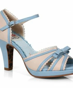 Ellie Shoes 4 Two Toned Peep Toe Sandal With Bow
