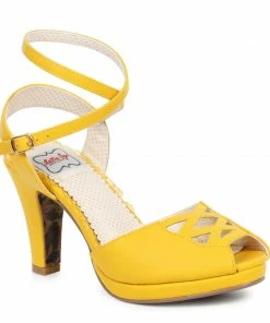 Ellie Shoes 4 Peep Toe Criss Cross Detail