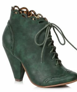 Ellie Shoes 4 Retro Bootie With Laces