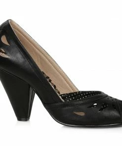 Ellie Shoes 4 OPEN TOE PUMP WITH CUT OUTS
