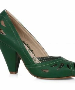 Ellie Shoes 4 OPEN TOE PUMP WITH CUT OUTS