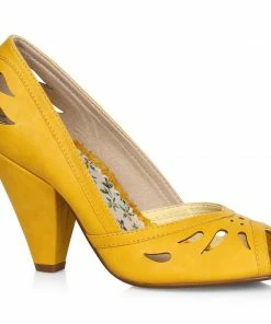 Ellie Shoes 4 OPEN TOE PUMP WITH CUT OUTS 7 Ellie Shoes 4 OPEN TOE PUMP WITH CUT OUTS