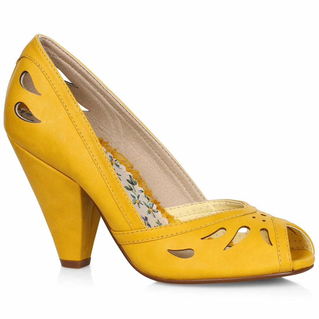 Ellie Shoes 4 OPEN TOE PUMP WITH CUT OUTS 5 Ellie Shoes 4 OPEN TOE PUMP WITH CUT OUTS