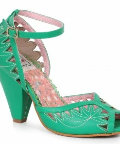 Ellie Shoes 4 Open Toe Stitching Detail Ankle Strap Heel