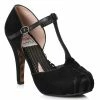 Ellie Shoes 4 T Strap Suede Maryjane