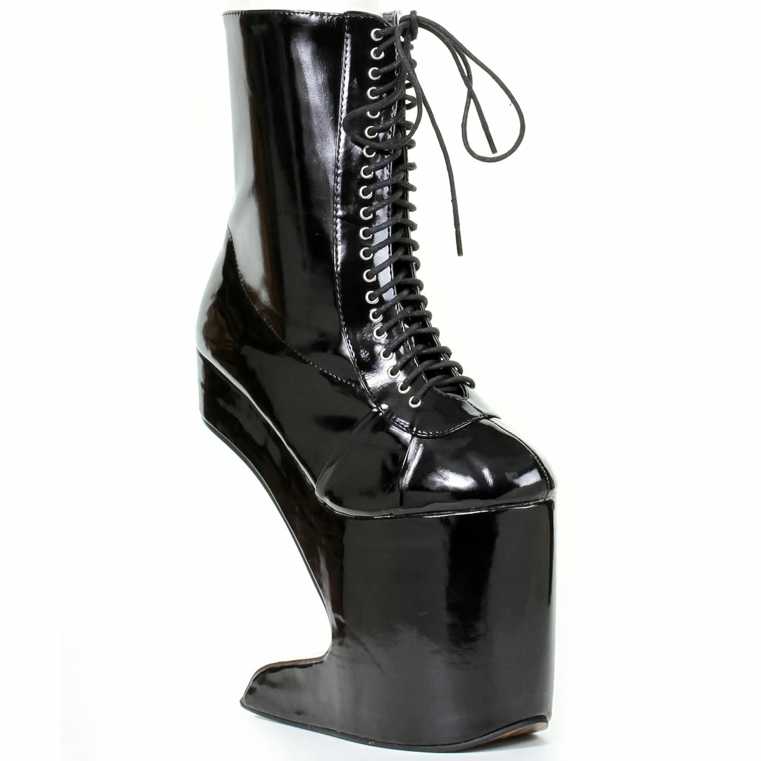 Ellie Shoes 5.5 Heel Platform Bootie With Laces 4 Ellie Shoes 5.5 Heel Platform Bootie With Laces