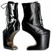 Ellie Shoes 5.5 Heel Platform Bootie With Laces