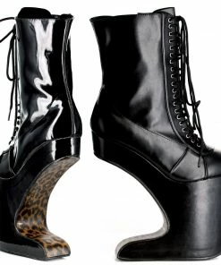 Ellie Shoes 5.5 Heel Platform Bootie With Laces