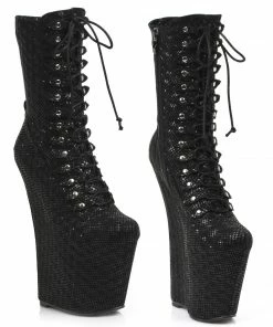 Ellie Shoes 8 Inch Lace Up Under Knee Boot