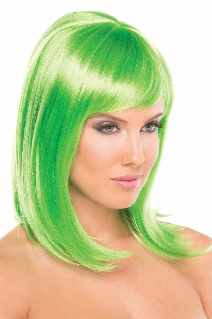 Be Wicked Doll Wig Green Rave Accessories 3 Be Wicked Doll Wig Green Rave Accessories