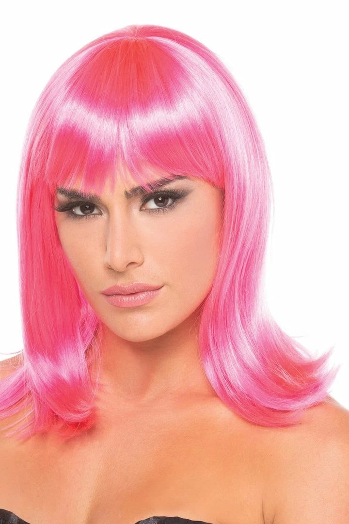 Be Wicked Doll Wig Hot Pink Rave Accessories 3 Be Wicked Doll Wig Hot Pink Rave Accessories
