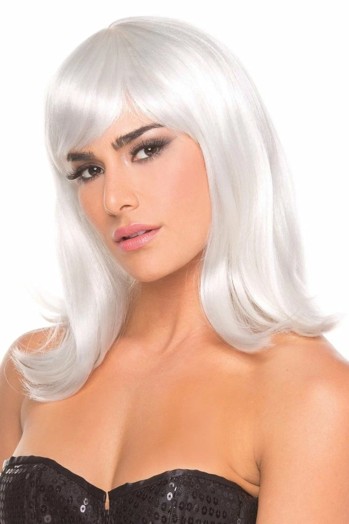Be Wicked Doll Wig White Rave Accessories 3 Be Wicked Doll Wig White Rave Accessories