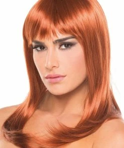 Be Wicked ACCESORIES Hollywood Wig Auburn