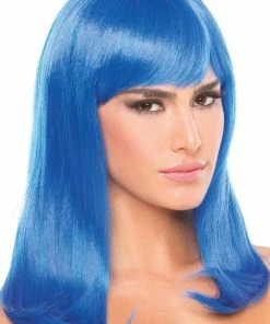 Be Wicked Hollywood Wig Dark Blue