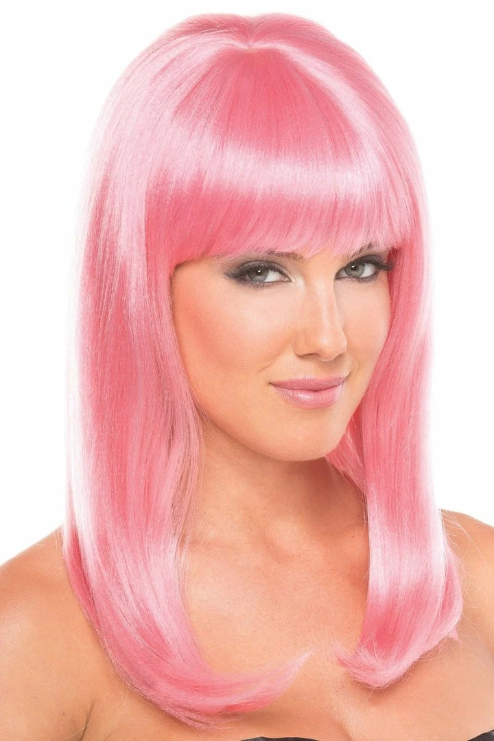 Be Wicked Hollywood Wig Pink Rave Accessories 3 Be Wicked Hollywood Wig Pink Rave Accessories