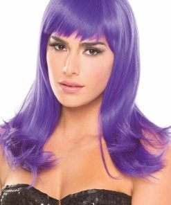 Be Wicked Hollywood Wig Purple