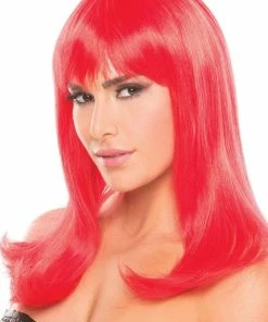 Be Wicked Hollywood Wig Red Rave Accessories