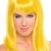 Be Wicked Hollywood Wig Yellow Rave Accessories 1 Be Wicked Hollywood Wig Yellow Rave Accessories
