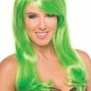 Be Wicked Rave Accessories Burlesque Wig Green 2 Be Wicked Rave Accessories Burlesque Wig Green