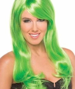 Be Wicked Rave Accessories Burlesque Wig Green