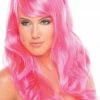 Be Wicked Burlesque Wig Hot Pink