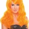 Be Wicked Burlesque Wig Orange Rave Accessories