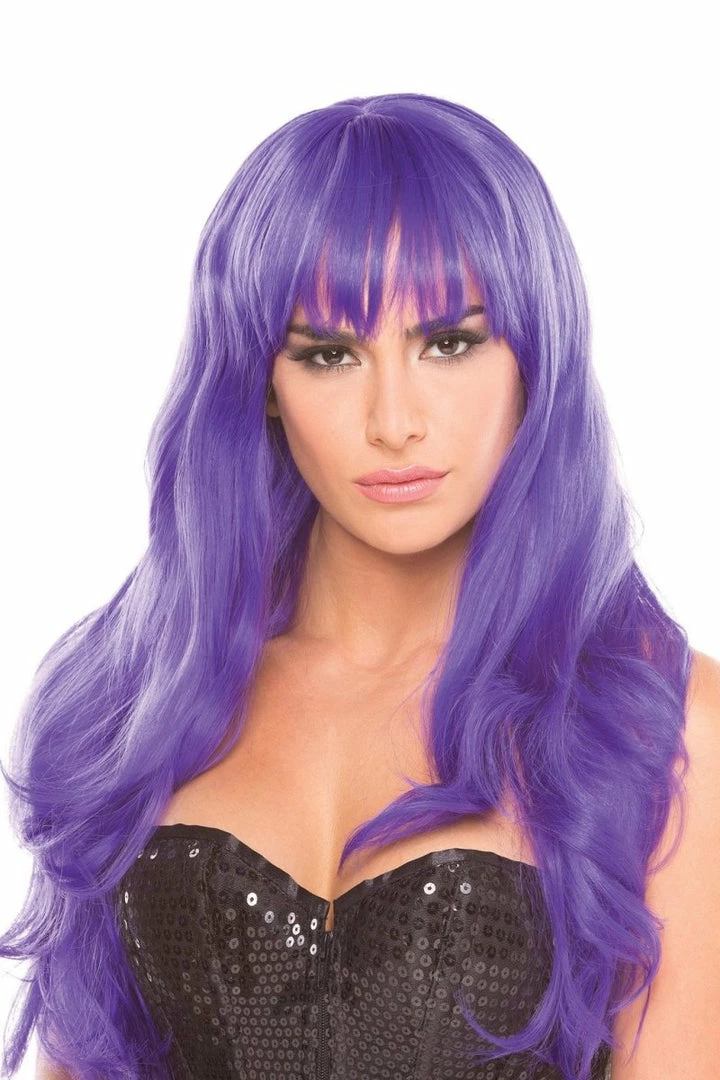 Be Wicked Rave Accessories Burlesque Wig Purple 3 Be Wicked Rave Accessories Burlesque Wig Purple