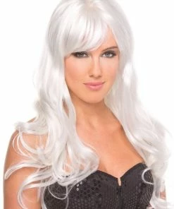 Be Wicked Burlesque Wig White