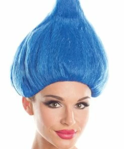 Be Wicked Troll Wig Unisex Blue ACCESORIES
