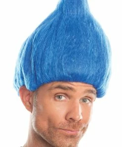 Be Wicked Troll Wig Unisex Blue ACCESORIES