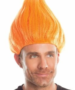 Be Wicked ACCESORIES Troll Wig Unisex Orange