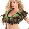 Be Wicked Turkey Exotic Feathers Top 2 Be Wicked Turkey Exotic Feathers Top