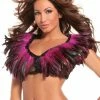 Be Wicked CLOTHING Turkey Exotic Feathers Top