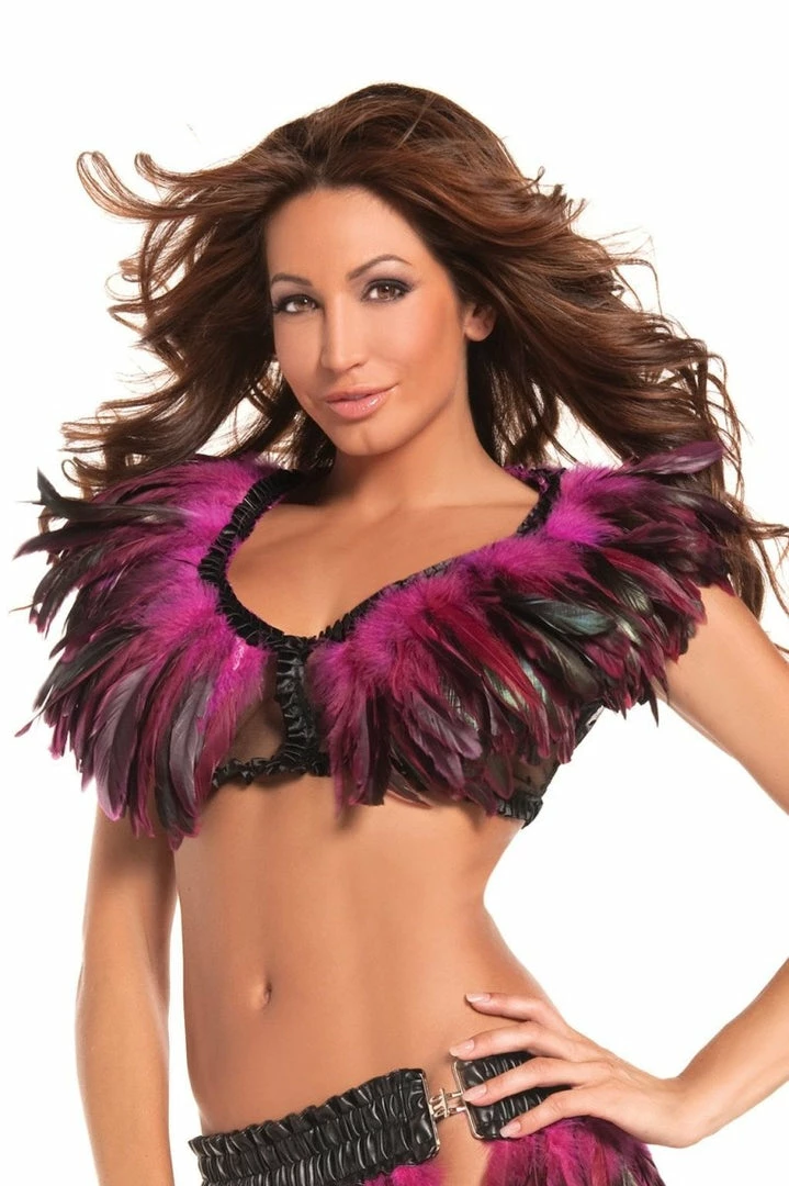 Be Wicked CLOTHING Turkey Exotic Feathers Top 3 Be Wicked CLOTHING Turkey Exotic Feathers Top