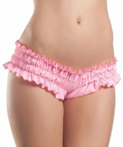 Be Wicked Mini Ruffled Shorts Pink