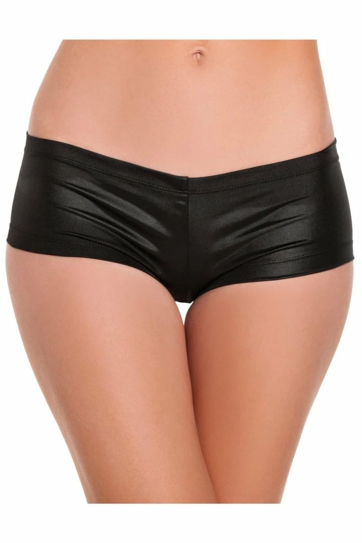 Be Wicked CLOTHING Cotton Lycra Booty Shorts Black 3 Be Wicked CLOTHING Cotton Lycra Booty Shorts Black